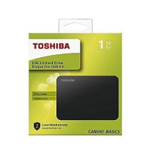 1TB Toshiba Canvio External Hard Drive